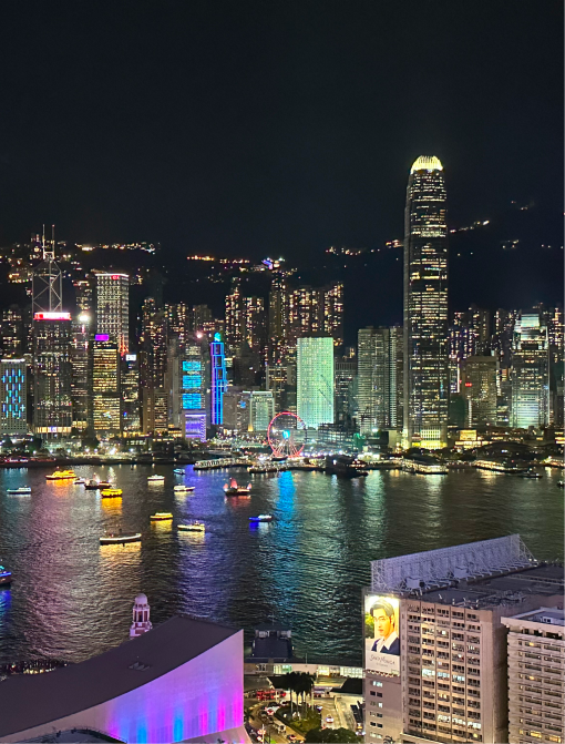 香港オフィス含む夜景
