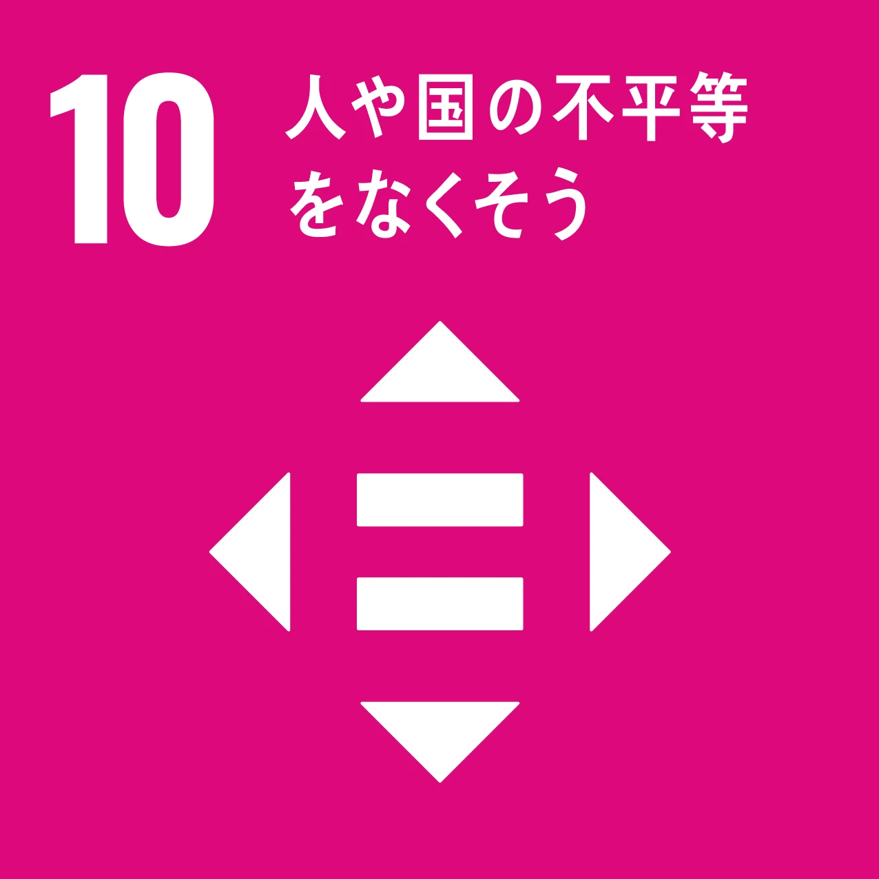SDGs 目標10 人や国の不平等をなくそう