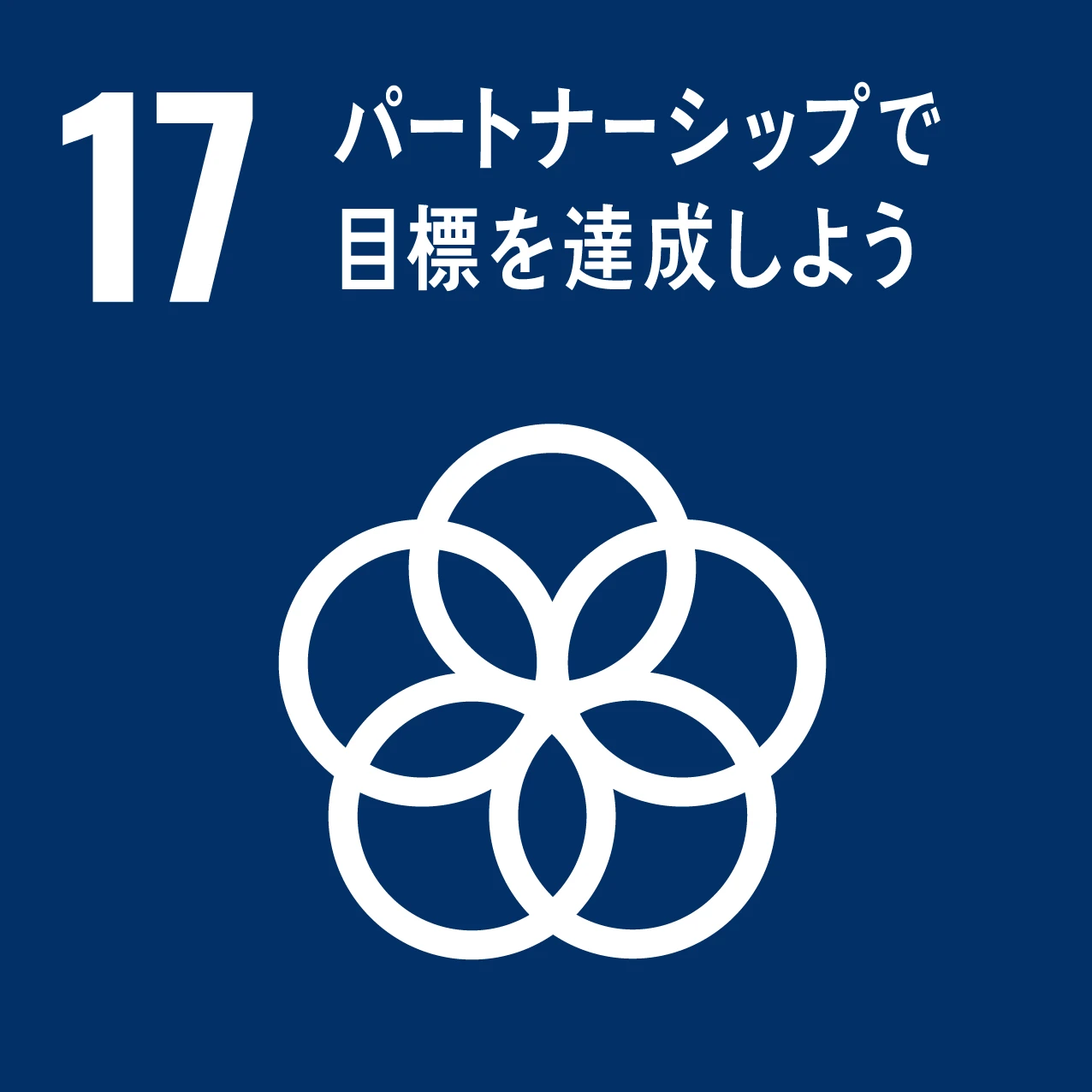 SDGs 目標17 パートナーシップで目標達成を