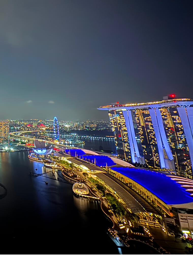 シンガポールオフィスからの夜景