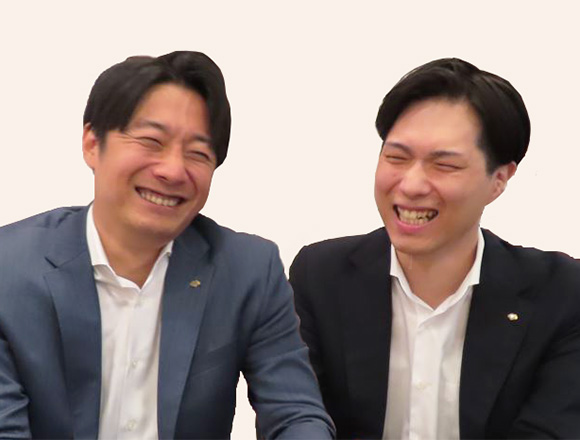 佐藤 智亮 流通事業本部　麻布営業部営業一課（現、同二課）　上級主任 （育休取得：2022年10月３日〜11月７日（36日間）） 中谷 友樹 流通事業本部　麻布営業部営業一課　課長