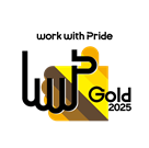 PRIDE指標2025 ゴールド　ロゴ